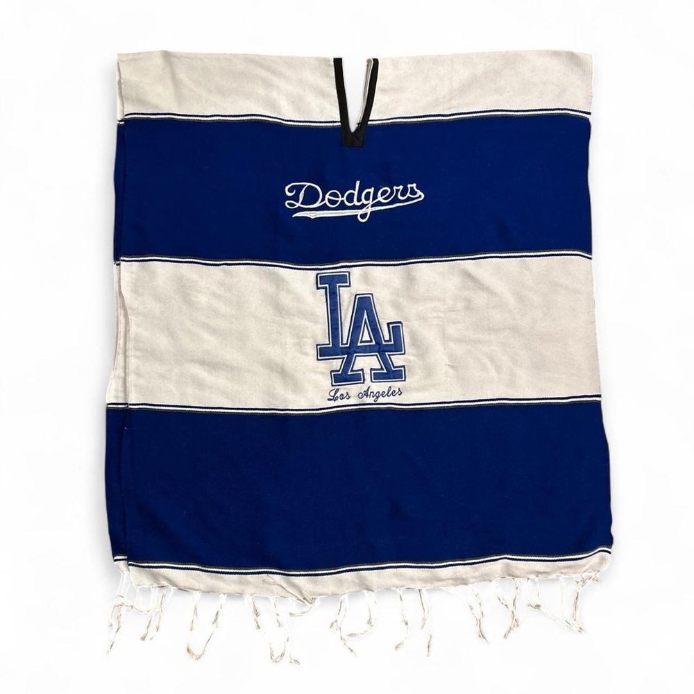 Dodgers Blue and White Men's Poncho